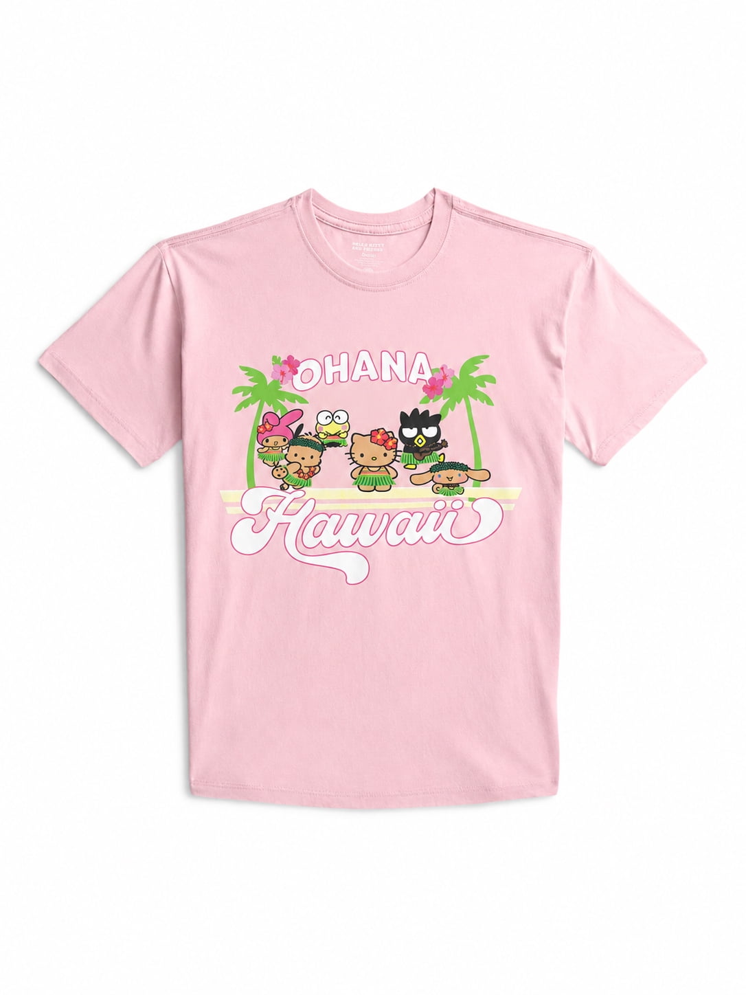 Hello Kitty and Friends Women’s Ohana Graphic Tee, Sizes XXS-2XL