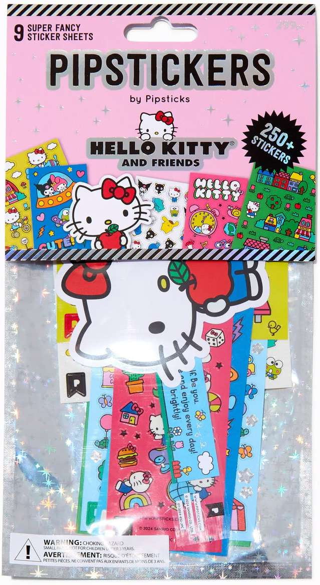 Hello Kitty & Friends Pipstickers Hello Kitty Grab Bag Sticker Set [250 ...