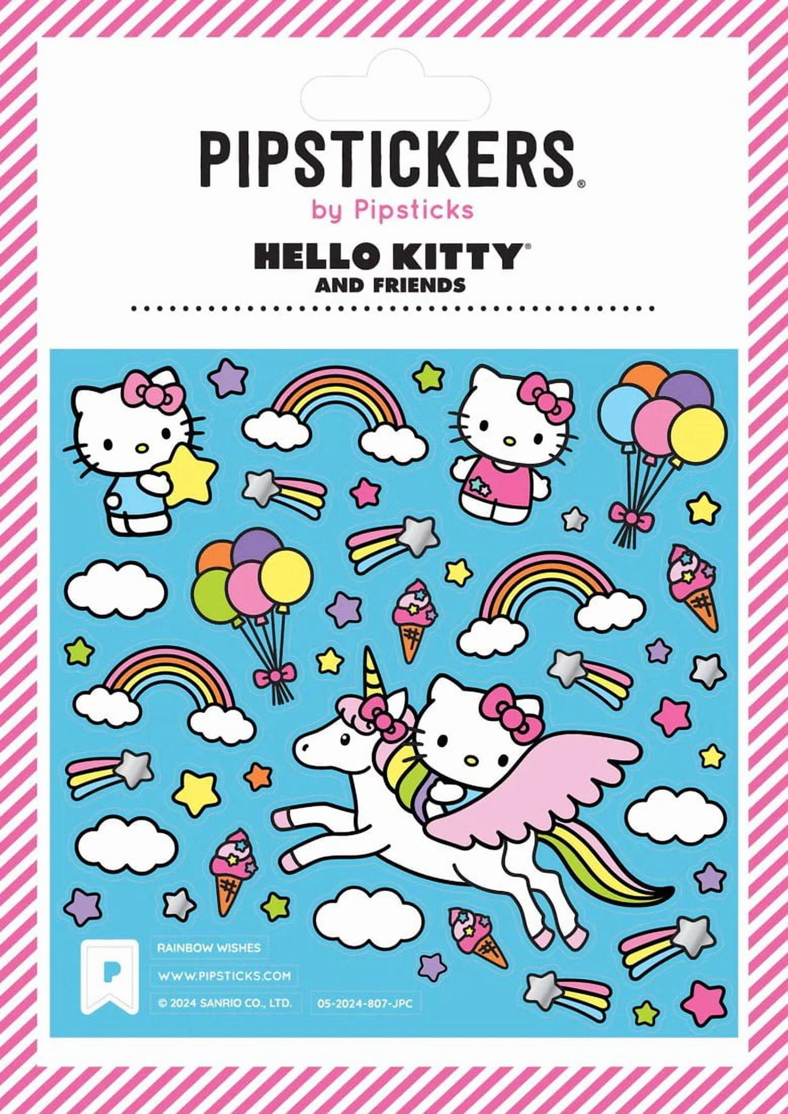 Hello Kitty & Friends Pipstickers Rainbow Wishes Sticker Set