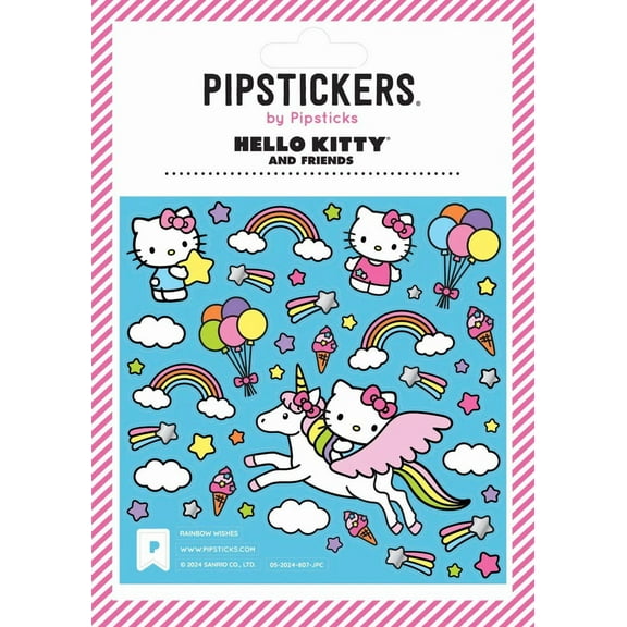 Hello Kitty & Friends Pipstickers Rainbow Wishes Sticker Set