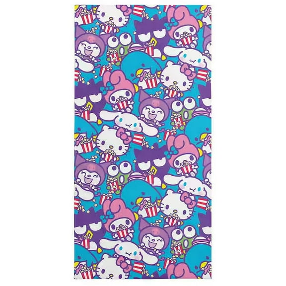 Hello Kitty & Friends Popcorn Party Microfiber Beach Towel