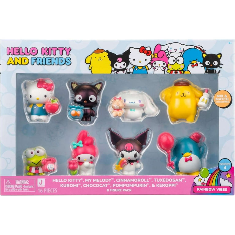 Hello Kitty & Friends Series 4 Rainbow Vibes Hello Kitty, Kuromi