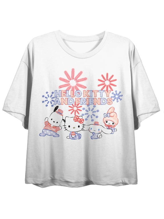 Hello Kitty & Friends Stars Graphic Tee for Women-Medium
