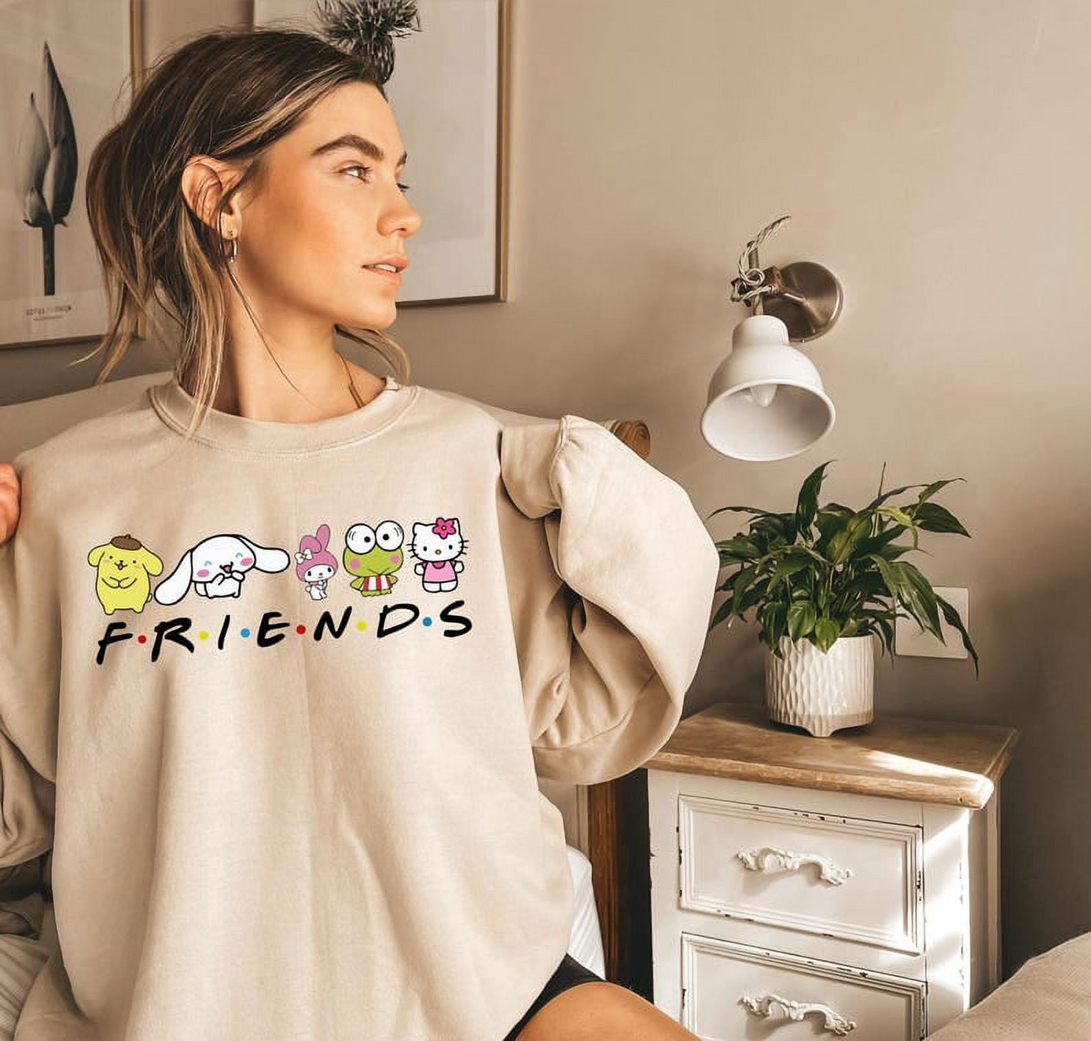 Hello Kitty Friends Sweatshirt Hello Kitty Pompompurin Cinnamoroll My ...