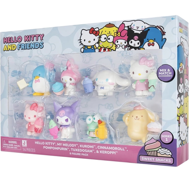 Hello Kitty and Friends Sweet Snacks 8-Pack with Mix and Match