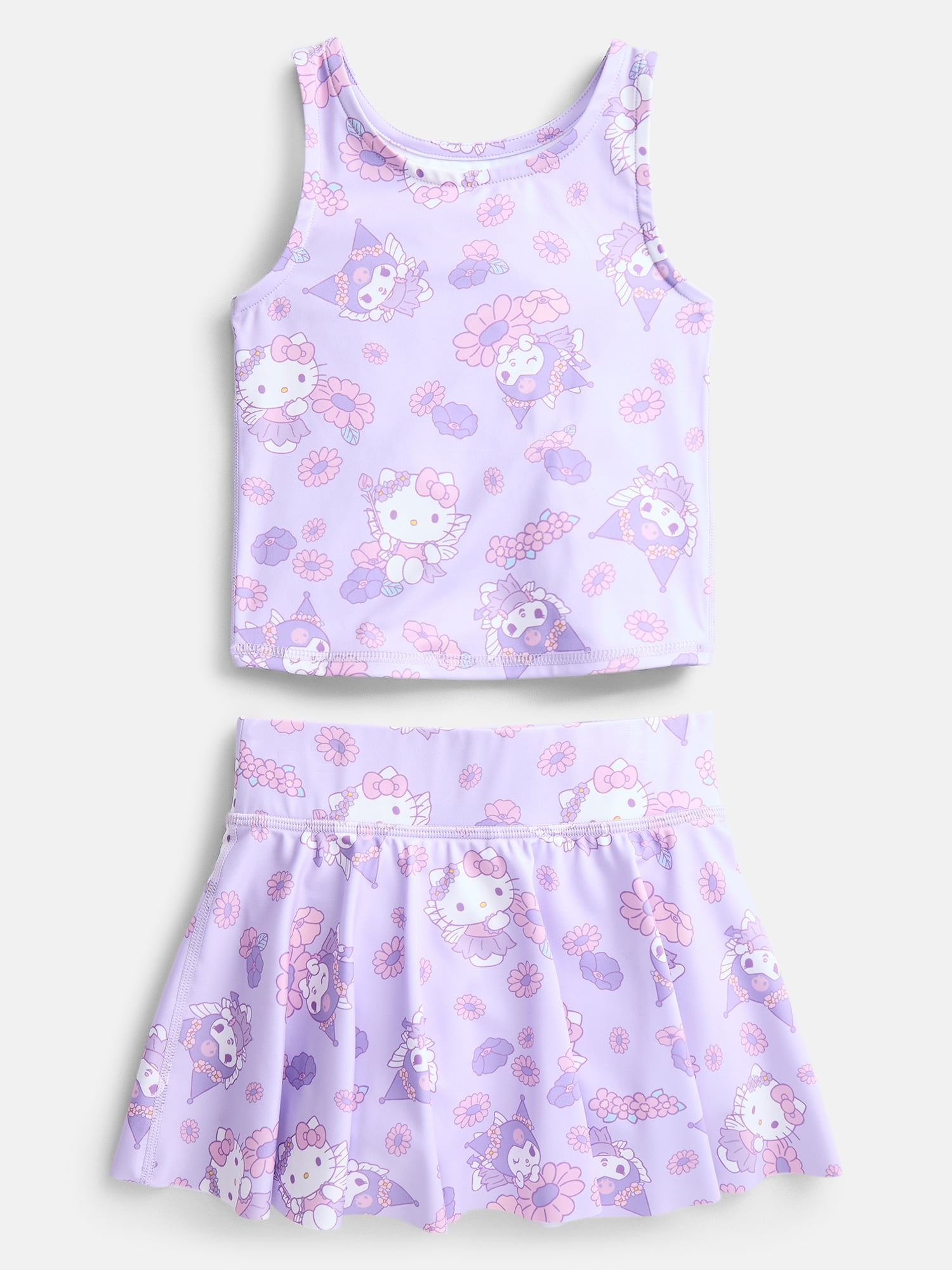 Hello Kitty and Friends Toddler Girls' Active Tank Top and Skort Set, 2-Piece, Sizes 12M-5T