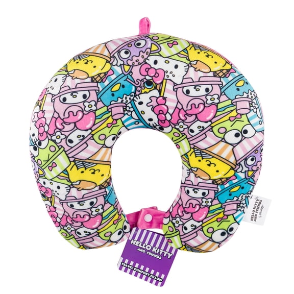 Hello Kitty & Friends Travel Comfort Neck Pillow 13 inches- good for 3-7 years