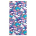 thumbnail image 1 of Hello Kitty & Friends Vacay Postcards Microfiber Beach Towel,30 x 60 inches, 1 of 5