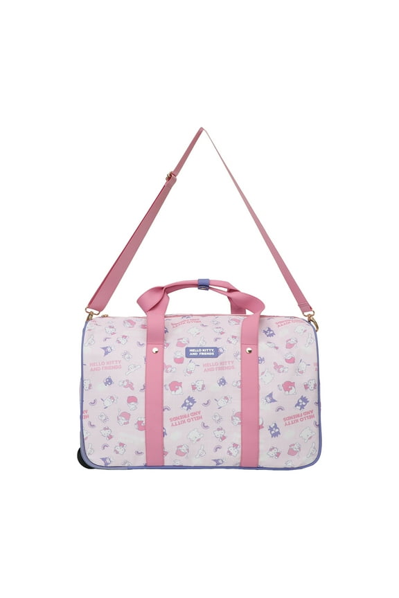Hello Kitty & Friends Wheeled Duffle Carry-on Luggage