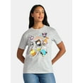 thumbnail image 1 of Hello Kitty & Friends Women's Halloween Graphic Tee with Short Sleeves, Sizes XXS-XXL, 1 of 5