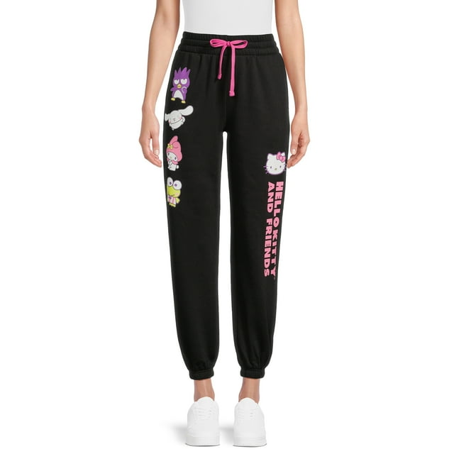 Hello Kitty Friends Women's Juniors Graphic Joggers, Sizes XS-XXXL ...