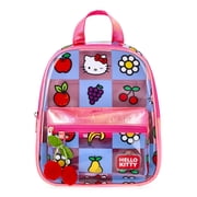 Sanrio Hello Kitty Women's Fruit Check 11" Mini Backpack, Clear