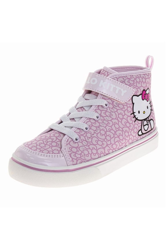 Hello Kitty Girl High, Top Sneakers (Little Kids Sizes), Pink, Size: 3