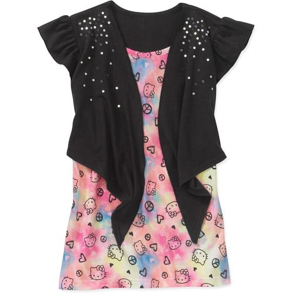 Hello Kitty Girl Short Sleeve Shirt Size M 7/8