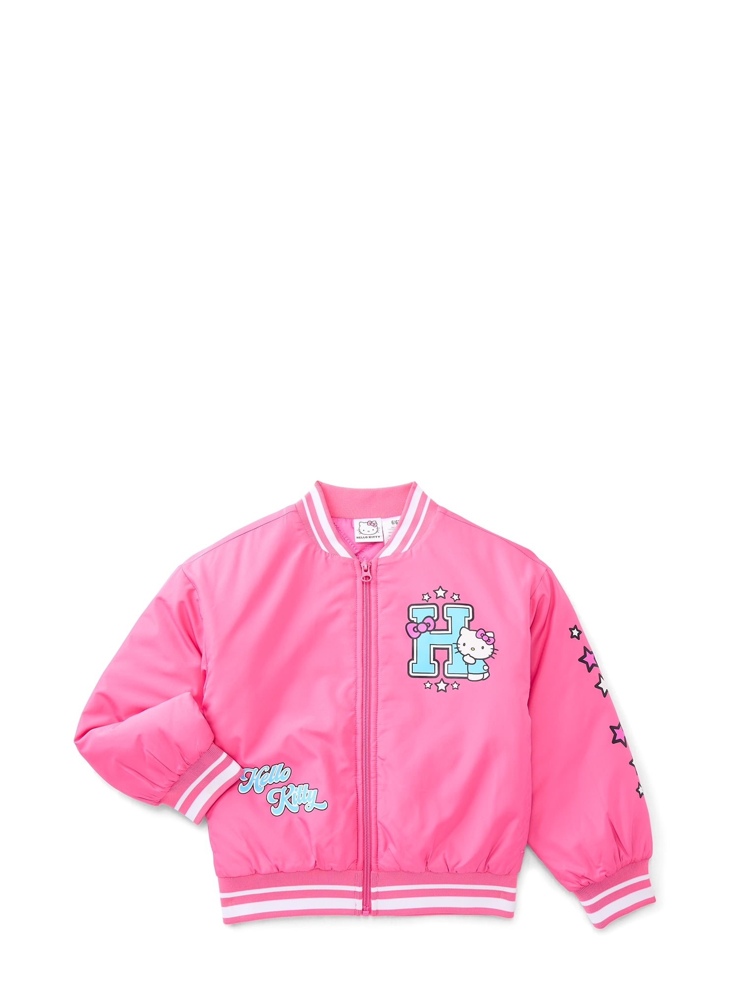 Hello Kitty Girls Bomber Jacket, Sizes XS-L - Walmart.com