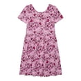 thumbnail image 1 of Hello Kitty Girls Allover Print Dress with Short Sleeves, Sizes 4-12, 1 of 3