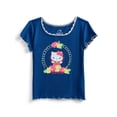 thumbnail image 1 of Hello Kitty Girls Purl Edge Graphic Tee with Short Sleeves, Sizes 4-16, 1 of 7