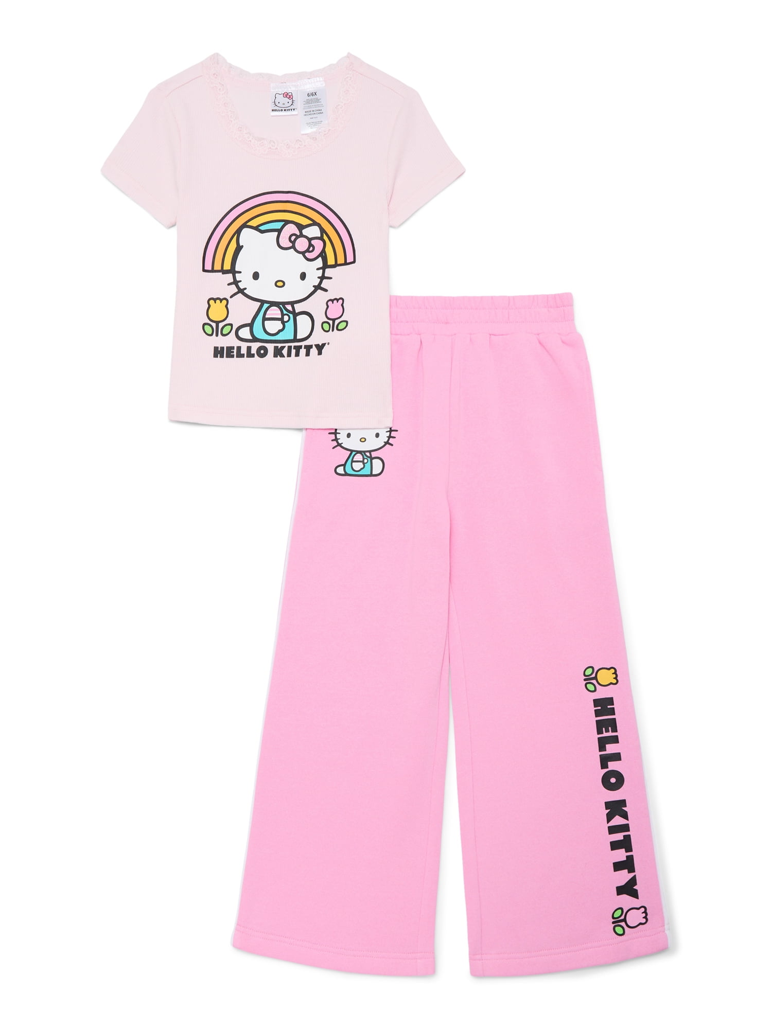 その他 Hello Kitty T-shirt & Pants Set Hello-Kitty-Girl-s-Short-