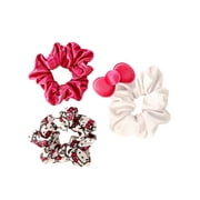 Hello Kitty Tween Girl's Scrunchie Set 3-Pack with Soft Stretchable Fabric
