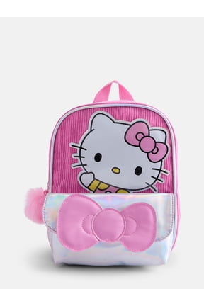 Hello Kitty Girls 10" Mini Corduroy Backpack, Pink