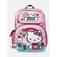 thumbnail image 1 of Sanrio Hello Kitty "Hello to Happy" Girls' 17" Sequin Rainbow Backpack, Pink, 1 of 5