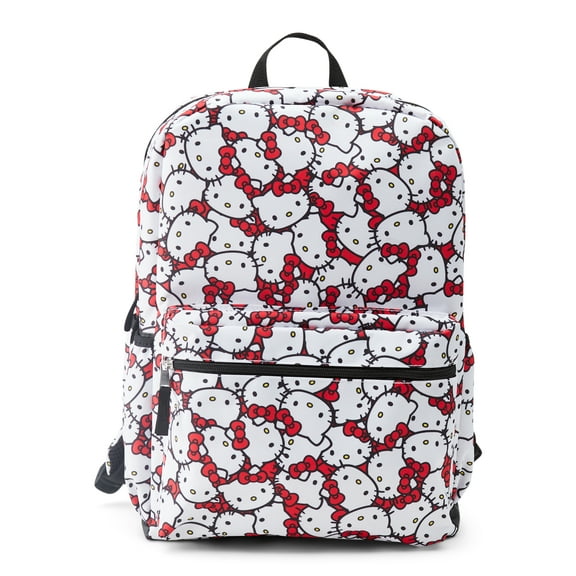 Hello Kitty Girls 17" Backpack Multi Color, White