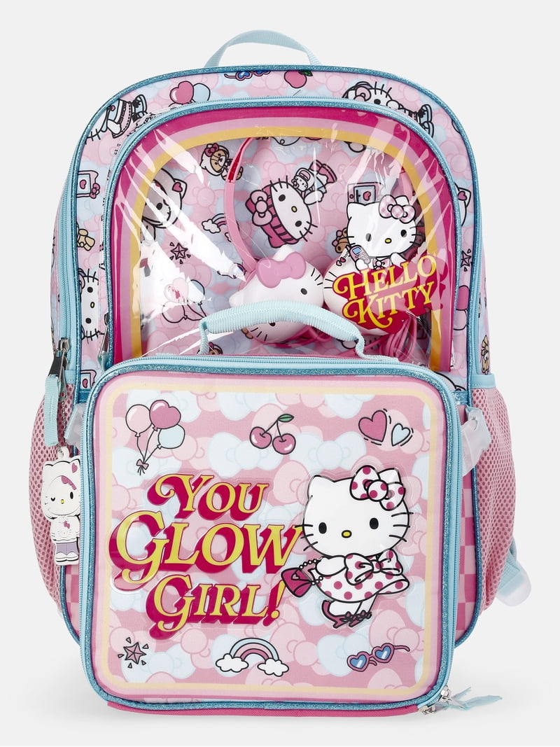 girls' school hello kitty backpack 16
