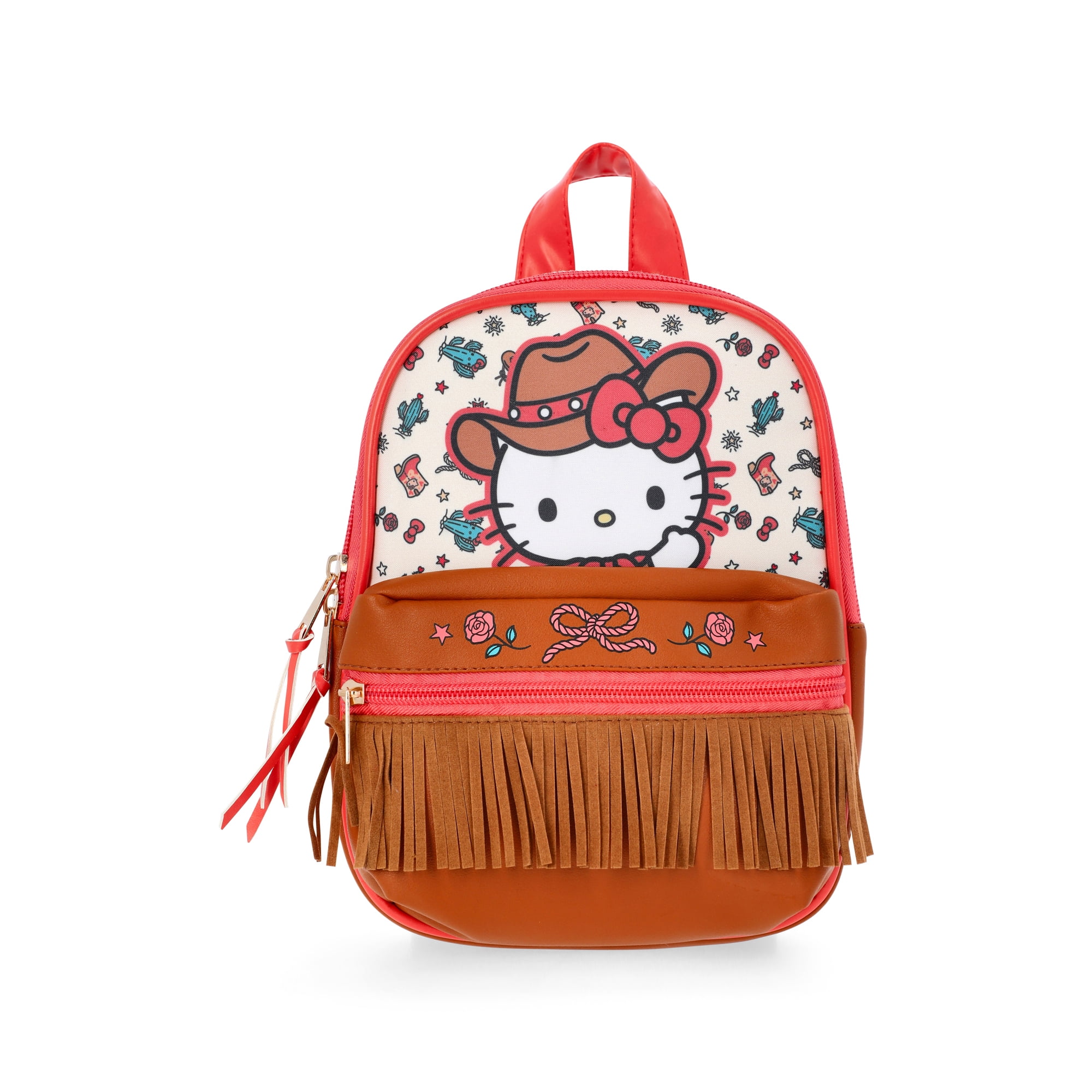 Hello Kitty Girls 9″ Hello Kitty Mini Backpack with Adjustable Padded Shoulder Straps