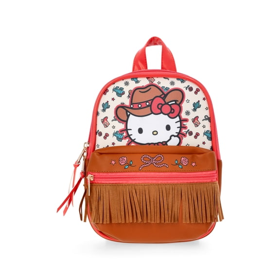 Hello Kitty Girls 9" Hello Kitty Mini Backpack, Tan