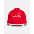 thumbnail image 1 of Hello Kitty Girls' Quarter Zip Graphic Pullover Sweatshirt with Long Sleeves, Sizes 4-12, 1 of 5