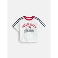 thumbnail image 1 of Hello Kitty Girls Active Graphic Jersey with Short Sleeves, Sizes 4-12, 1 of 7