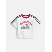 Hello Kitty Girls Active Graphic Jersey with Short Sleeves, Sizes 4-12