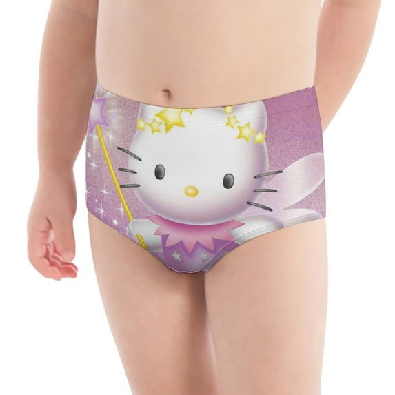 Hello Kitty Girls' Breathable Underwear Comfort Panties Briefs