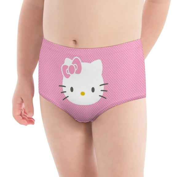 Hello Kitty Girls' Breathable Underwear Comfort Panties Briefs