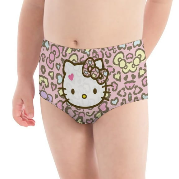 Hello Kitty Girls' Breathable Underwear Comfort Panties Briefs
