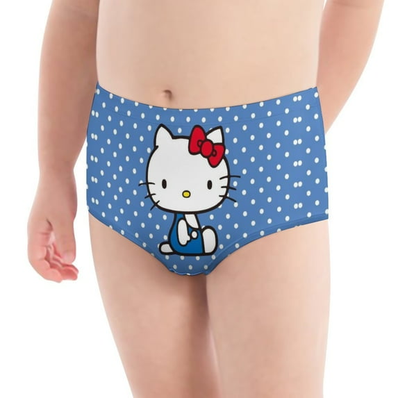 Hello Kitty Girls' Breathable Underwear Comfort Panties Briefs