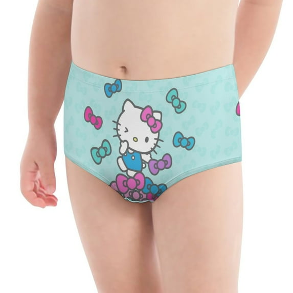 Hello Kitty Girls' Breathable Underwear Comfort Panties Briefs