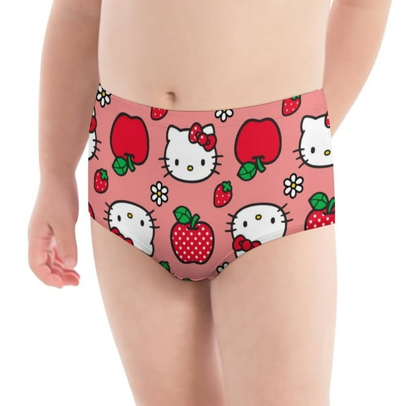 Hello Kitty Girls' Breathable Underwear Comfort Panties Briefs