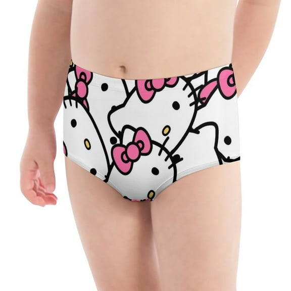 Hello Kitty Girls' Breathable Underwear Comfort Panties Briefs