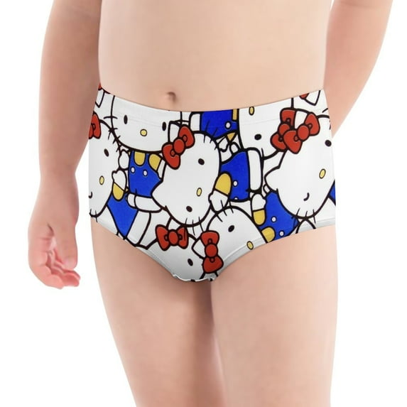 Hello Kitty Girls' Breathable Underwear Comfort Panties Briefs