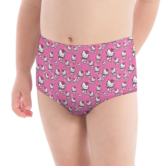 Hello Kitty Girls' Breathable Underwear Comfort Panties Briefs