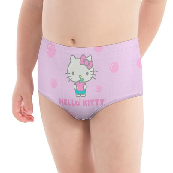 Hello Kitty Girls' Breathable Underwear Comfort Panties Briefs
