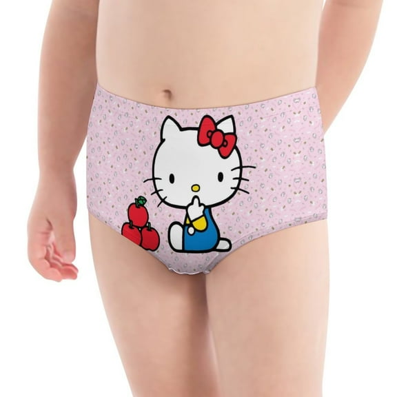 Hello Kitty Girls' Breathable Underwear Comfort Panties Briefs