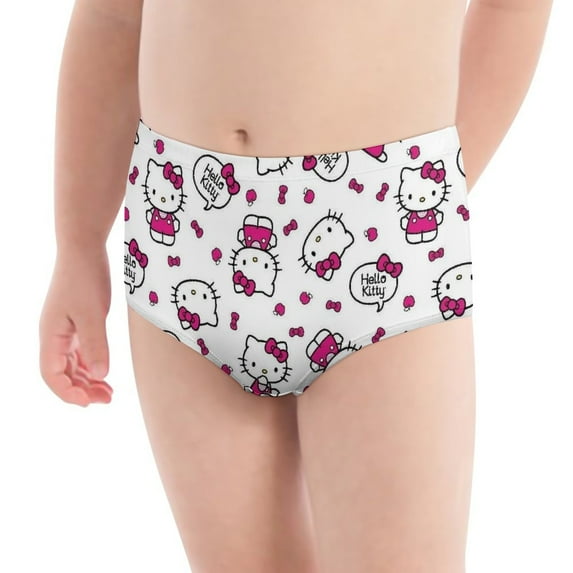 Hello Kitty Girls' Breathable Underwear Comfort Panties Briefs