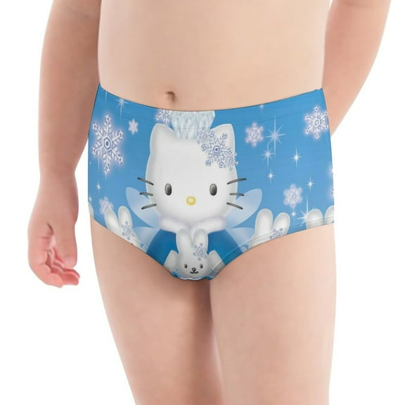 Hello Kitty Girls' Breathable Underwear Comfort Panties Briefs