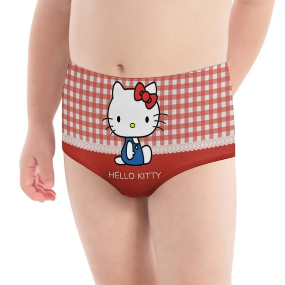 Hello Kitty Girls' Breathable Underwear Comfort Panties Briefs