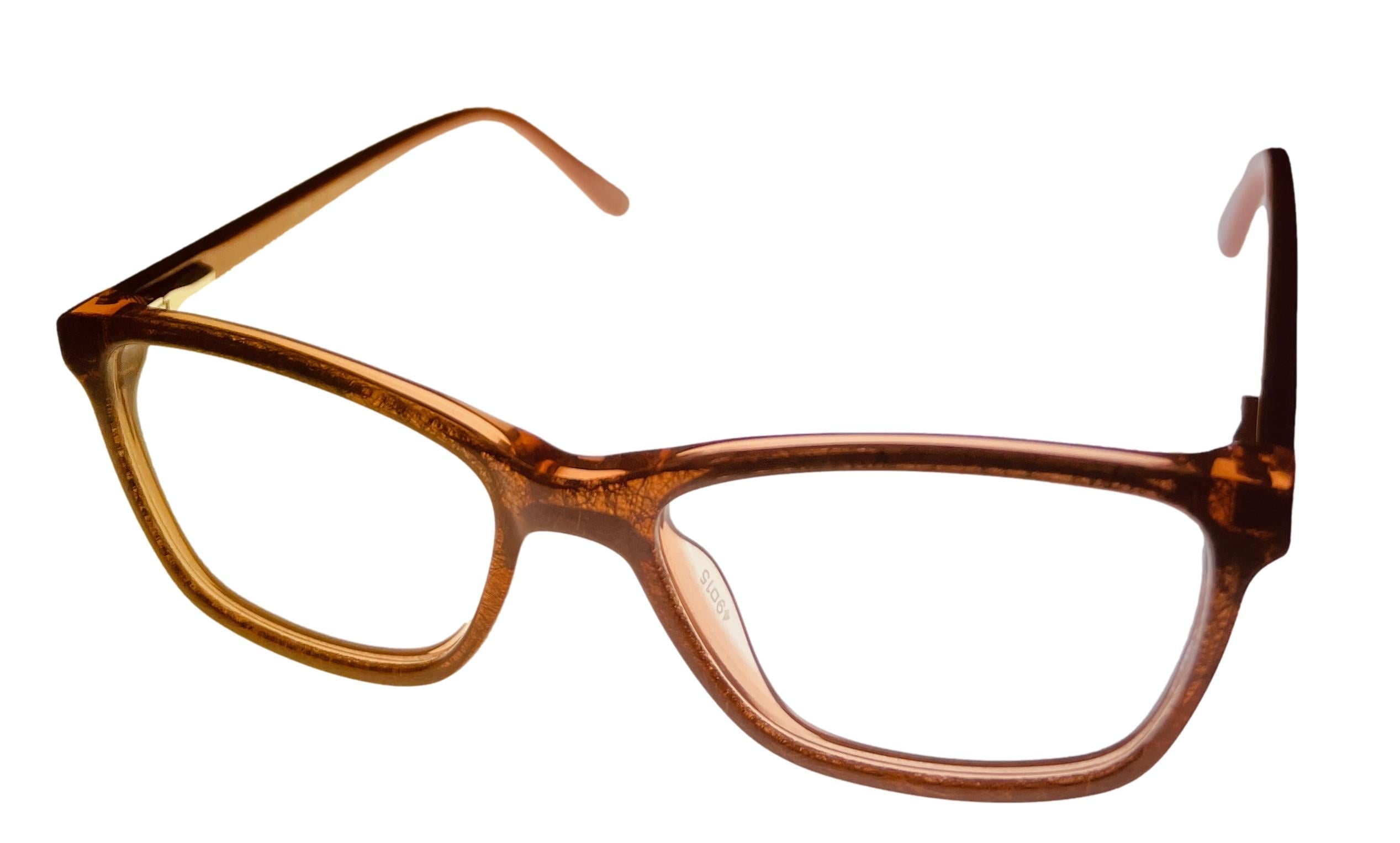 Hello Kitty Girls Brown Soft Rectangle Plastic Eyewear Frame 290 49mm