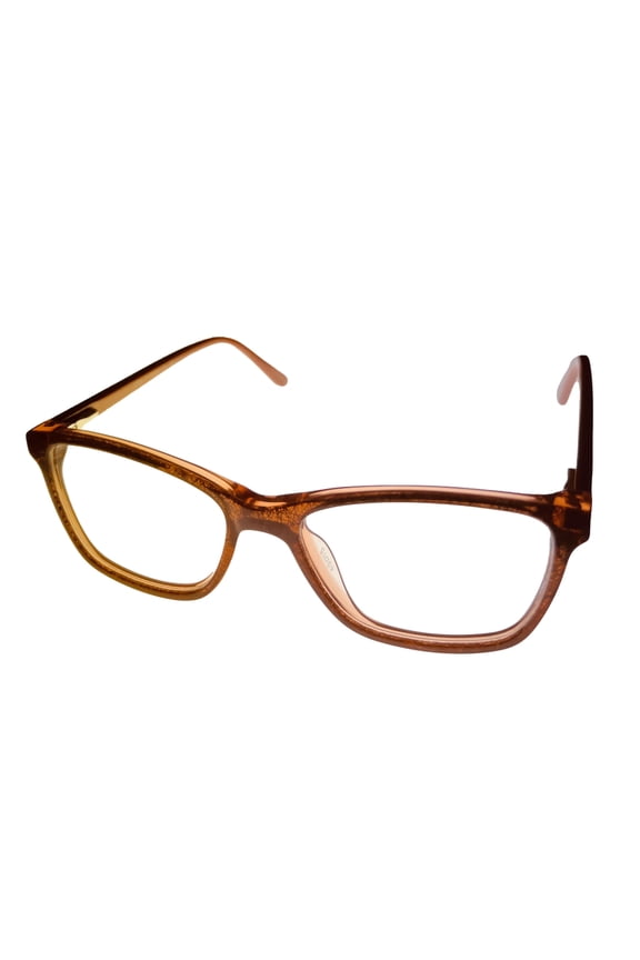 Girls Brown Soft Rectangle Plastic Eyewear Frame 290 49mm
