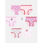 Hello Kitty Girls Character Underwear Cotton Briefs, Size 4-10, 7 Pack