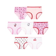 Hello Kitty Girls Cotton Brief Character Underwear, 7-Pack, Size 4-8